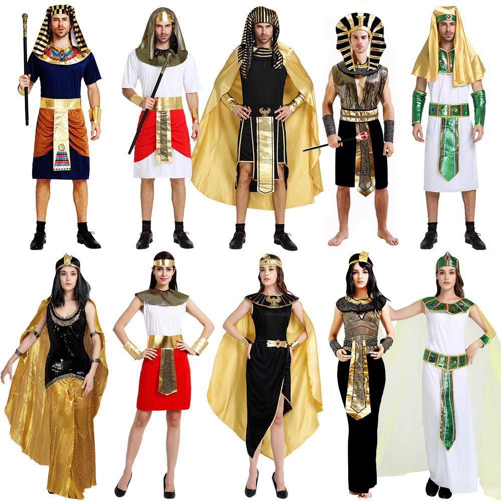 万圣节服装古埃及艳后希腊女神角色扮演服演出服表演女王服装