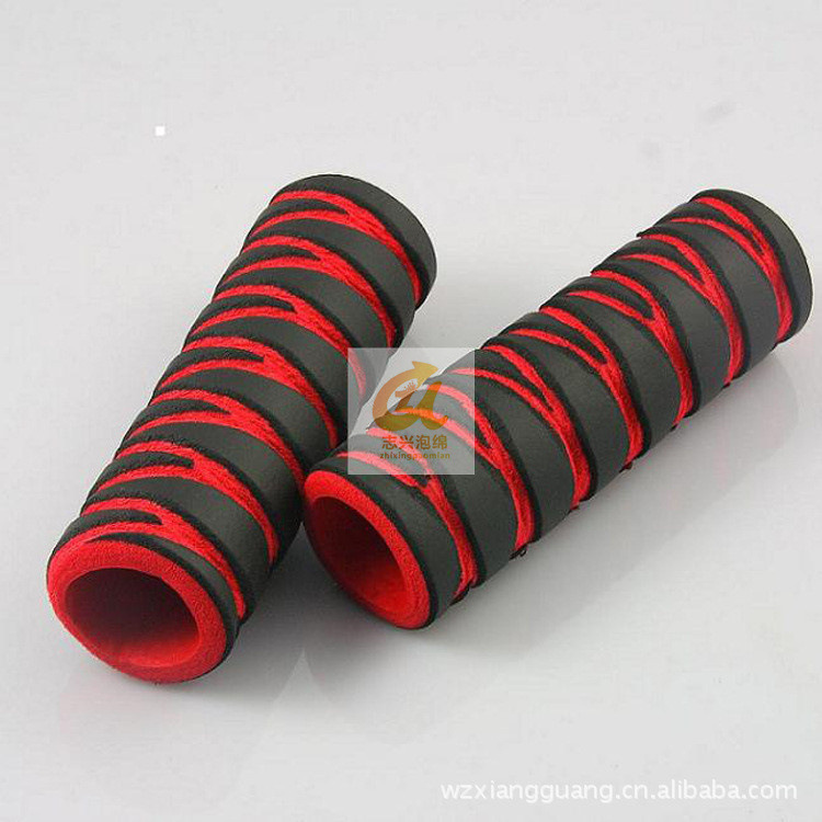 异形研磨纹路把套 eva彩色海绵把套NBR橡塑手把套制品