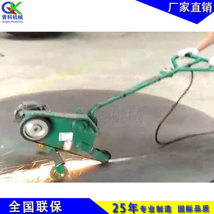 手推式钢板焊缝打磨机 钢材焊接口打磨机 手推式砂带焊缝磨平机