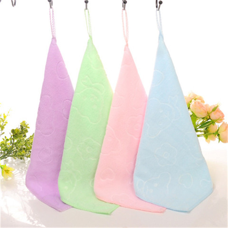 Microfiber embossed towel, thickened gif...