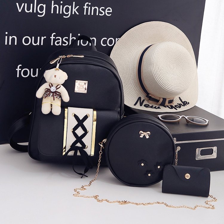 Bags 2019 new Korean version three-piece...