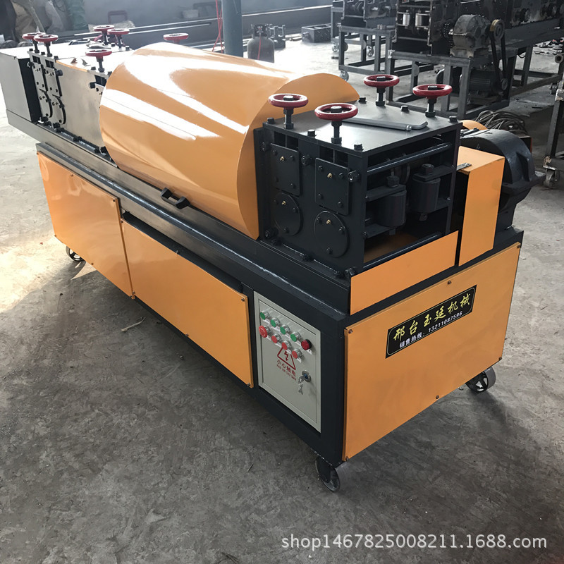 经典钢管调直机厂家双曲线钢管调直机废旧钢管调直除锈刷漆一体机