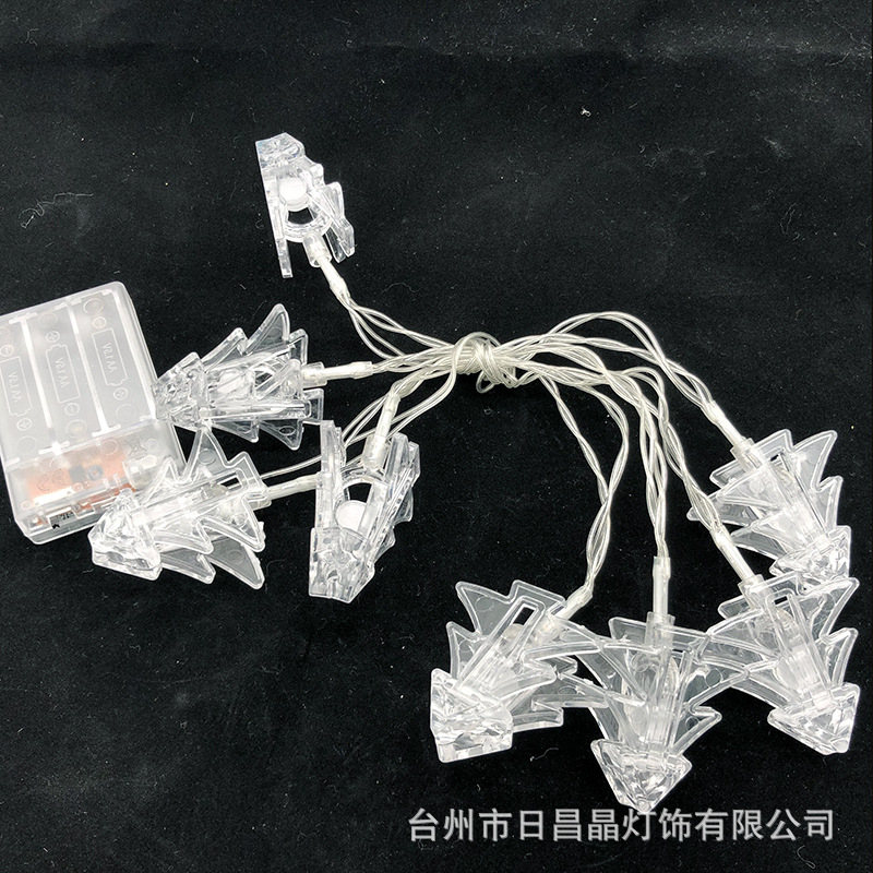 批发led照片夹子电池灯 led五角星夹子灯串 usb电池盒遥控装饰灯-阿里巴巴