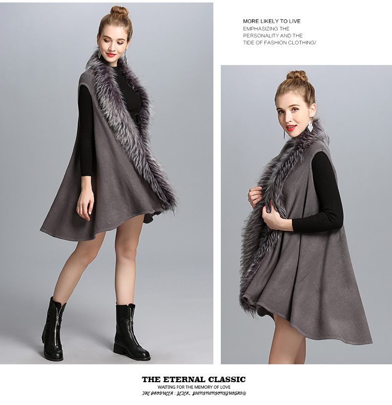 Gilet femme POINT DE DéPART VOITURE en Cachemire - Ref 3318014 Image 32