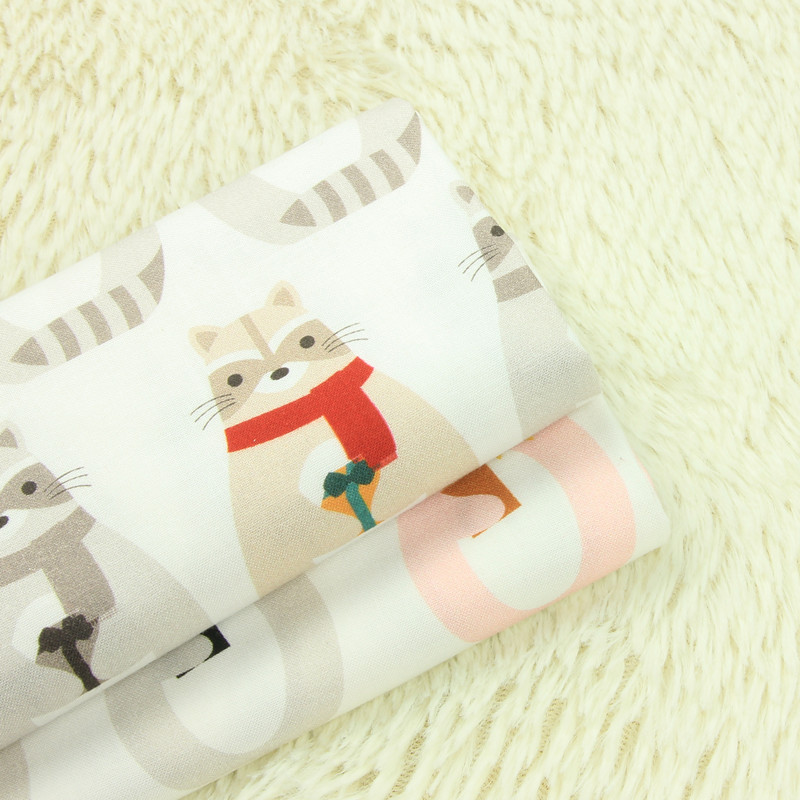 韩国进口卡通平纹棉布料 柔软亲肤儿童床品 服装连衣裙面料纯棉