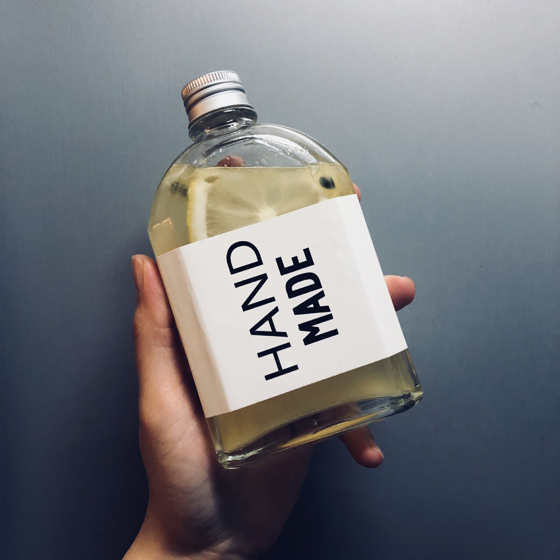 创意100ml冷萃咖啡饮料瓶250ml奶茶果汁果酒保健铝盖扁米酒玻璃瓶