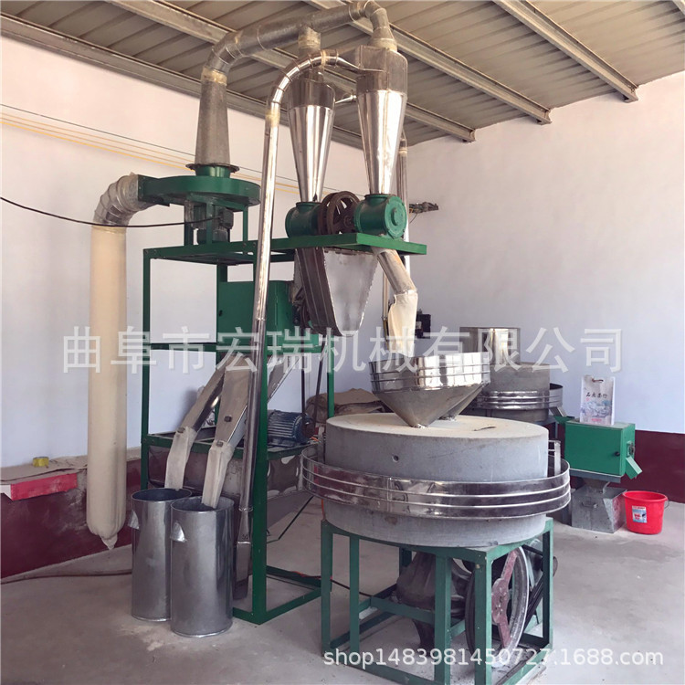 电动石磨面粉机，全自动机多少钱？小麦机图片粮食加工设备