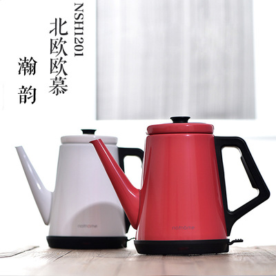 nathome/北欧欧慕 NSH1201极简电水壶 304不锈钢烧水壶 一件代发|ms