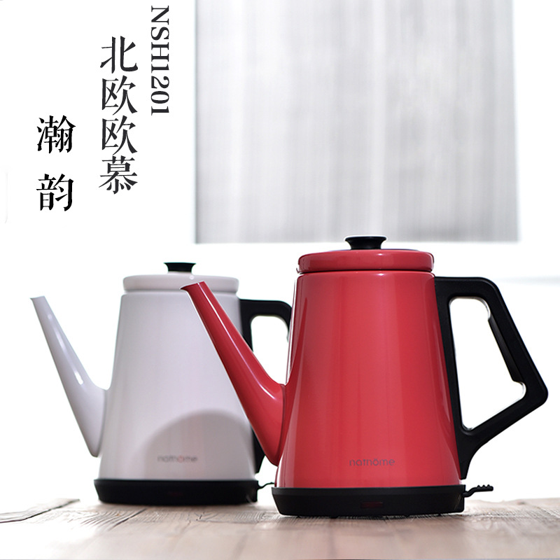 nathome/北欧欧慕 NSH1201极简电水壶 304不锈钢烧水壶 一件代发|ms