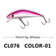 Sinking Minnow Lures shallow diving minnow baits bass trout Fresh Water Fishing Lure