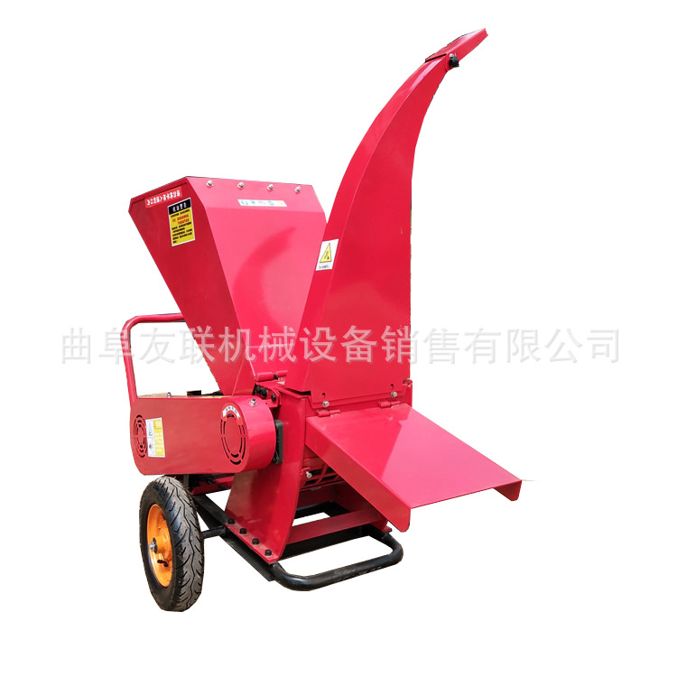 园林绿化树叶打碎机 移动式汽油柴油碎枝机 秸秆稻草打碎机53