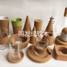 厂家直销软木塞灯 软木灯罩 灯饰软木底座 软木配件 可按图纸