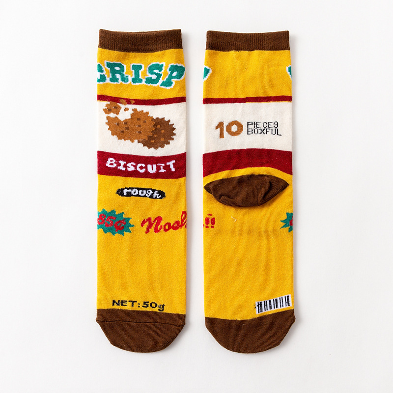 Unisexe Décontractée Vêtement De Rue Dessin Animé Nylon Coton Jacquard Crew Socks Une Paire display picture 11