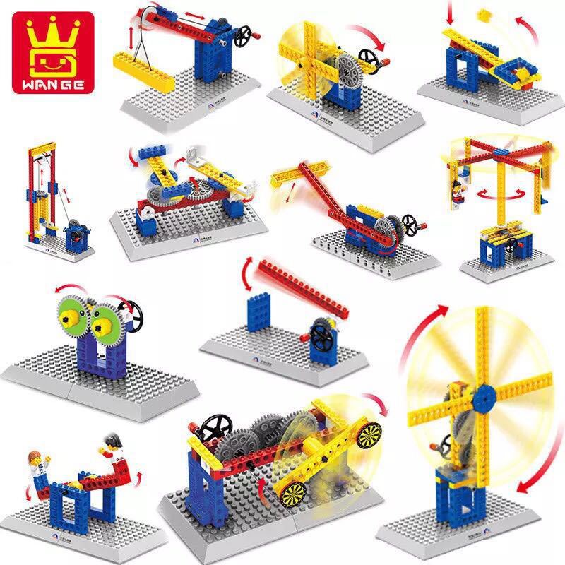Compatible with Lego Stavanger Small particles teaching Mechanics gear Building blocks Assemble Fight inserted toys 1301-1304