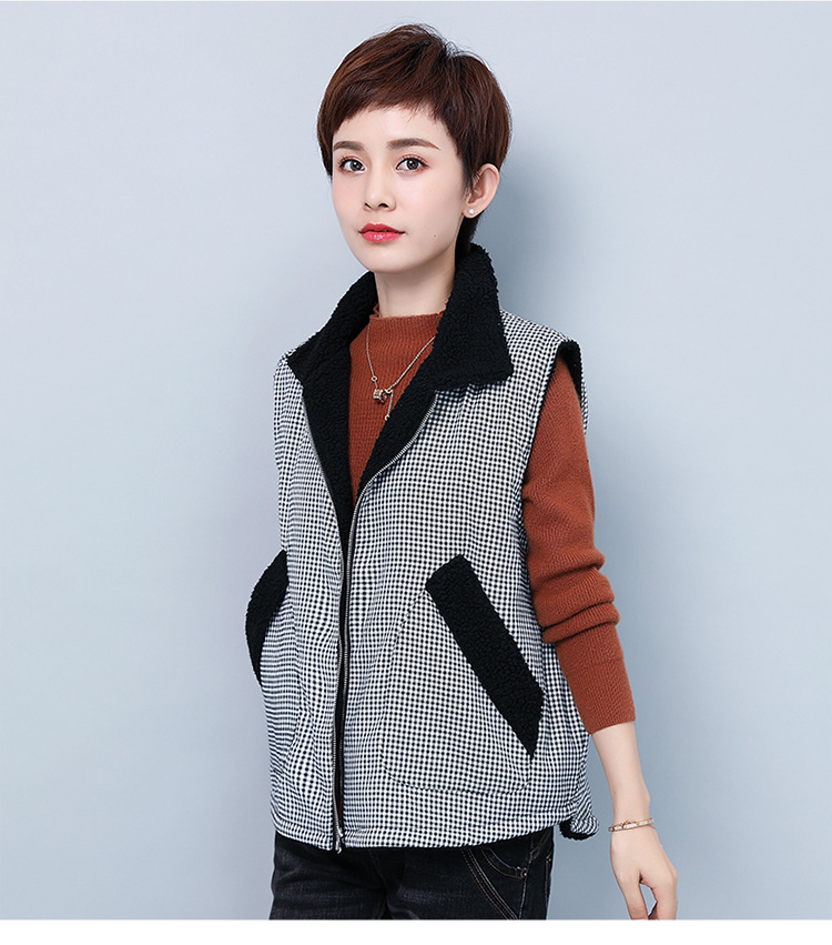 Gilet femme en Agneau cachemire - Ref 3316250 Image 24