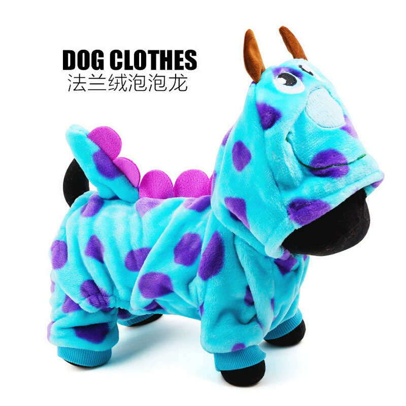 Прямые продажи с фабрики пузырь Дракон трансформация домашних животных одежда забавная одежда осенне-зимняя одежда для плюшевых собак четвероногие оптом