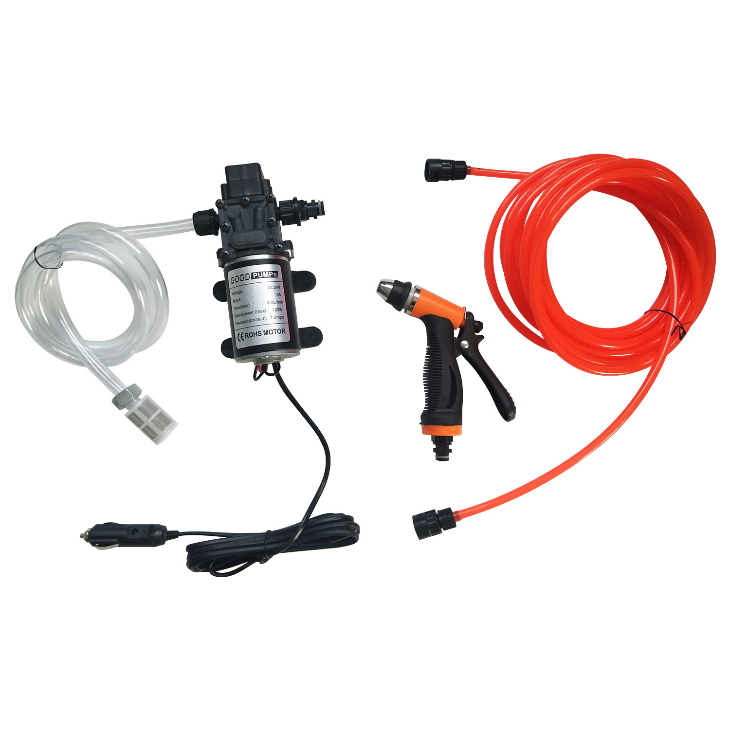 120W一体线卡式水枪