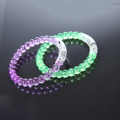 亞克力閃光手镯 圓珠形 發光手镯 酒吧舞會  地攤貨源批發