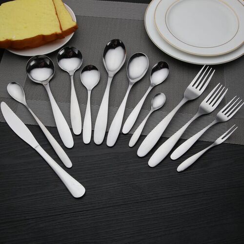 Manufacturer wholesale stainless steel tableware, soup spoon, hotel supplies, thickened ice cream spoon, knife and fork, stainless steel knife, fork and spoon