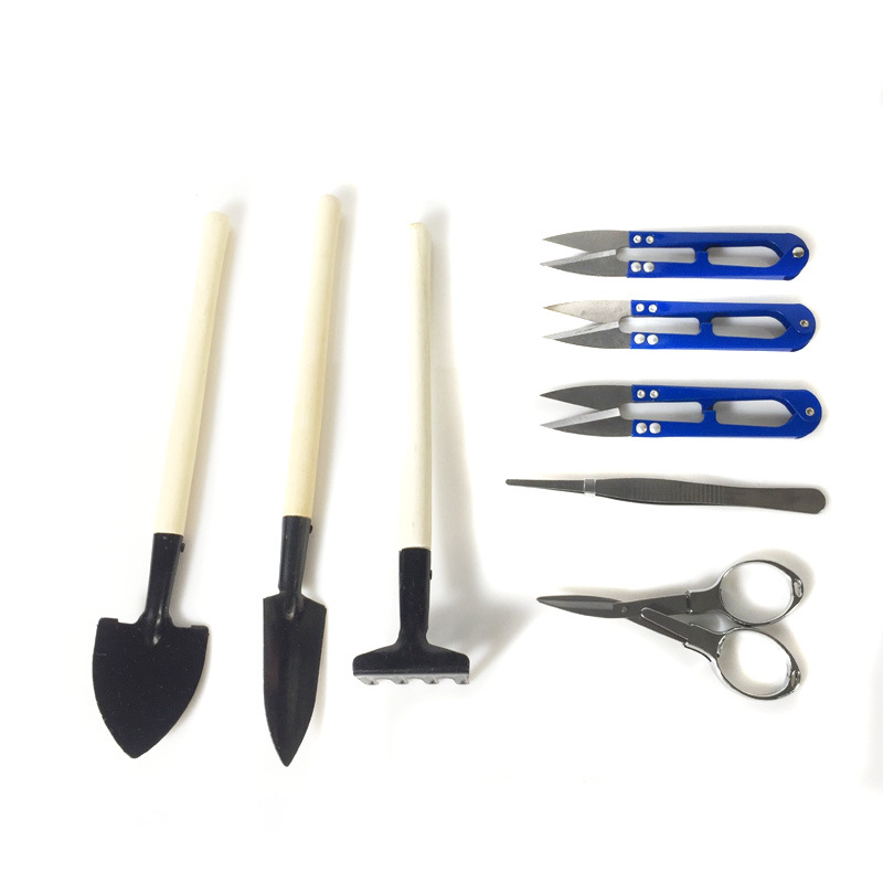 折叠剪刀 蓝色 8件套