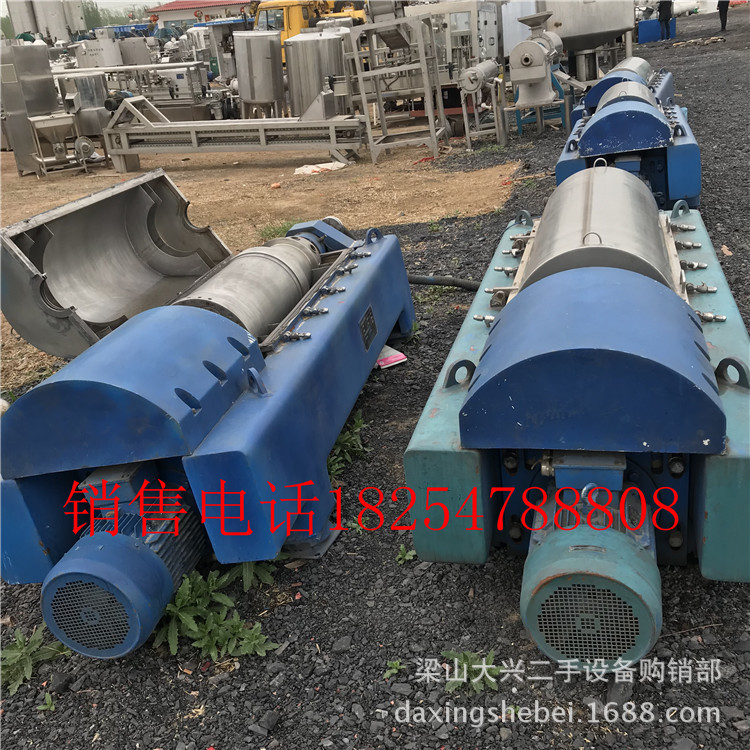 出售二手不锈钢卧式螺旋离心机 二手沉降下卸料卧螺离心机