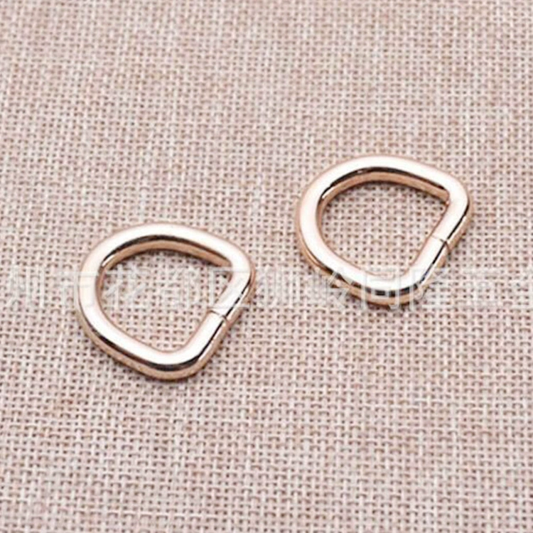 Фабрика прямо в наличии поставка багажных аксессуаров металлическая D-образная Пряжка проволока D кольцо багажная фурнитура