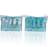 Экологичная бутылка для путешествий, пластиковый комплект, распылитель, 6 шт