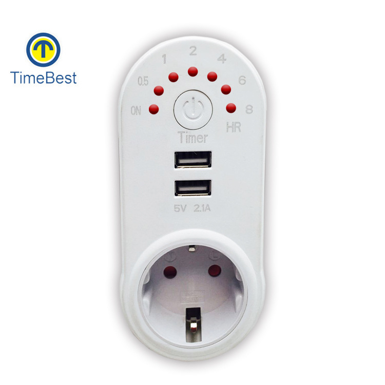 德国  使用光纤音频适配器定时器开关插座外贸 德式美式英式