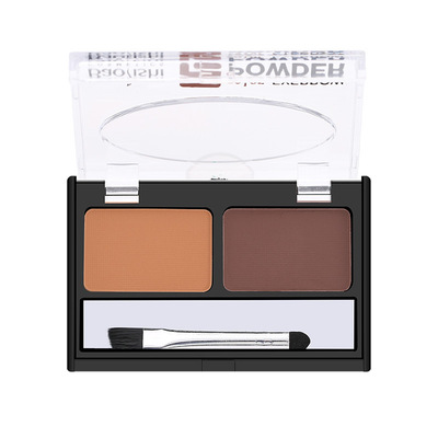 初学者画双色眉粉 防水眉粉柔润保湿自然妆容易上色不晕染 4285