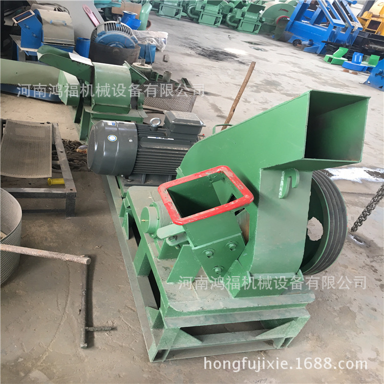 园林树枝树墩粉碎机 大型齿式爪草捆粉碎机 多功能锤片饲料粉碎机