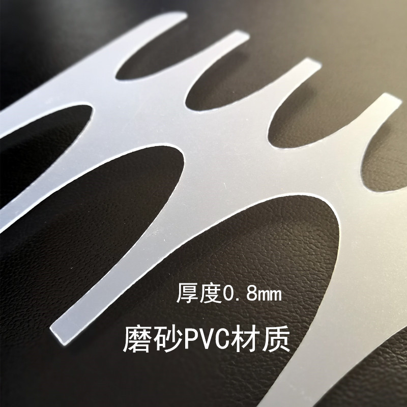 도매 DIY 가죽 PVC 템플릿 벨트 꼬리 타원형 템플릿 인쇄 가죽 스트립 꼬리 아크 10 사양