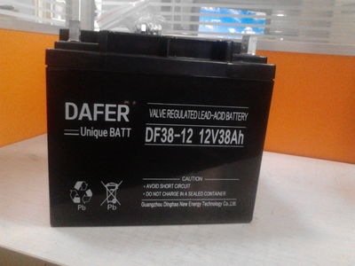 德富力蓄电池12V38AH DAFER蓄电池 NP38-12 UPS电源蓄电池