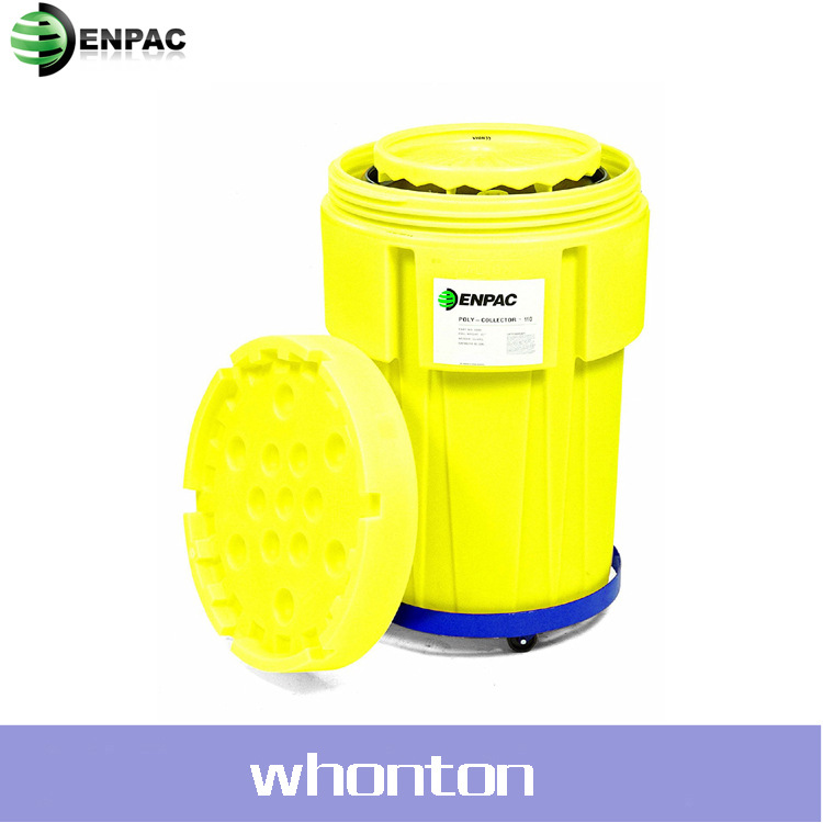 ENPAC 110加仑移动式废液收集桶8081-YE（内钢桶）