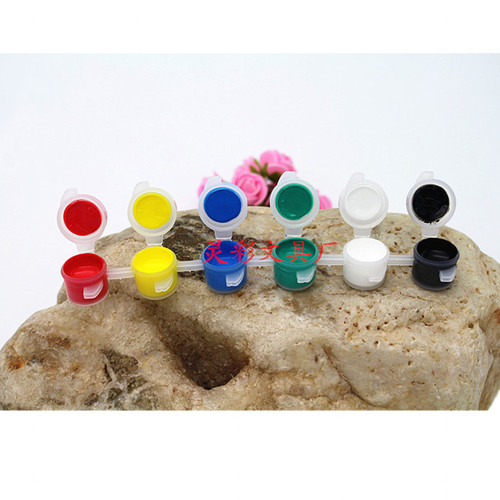 3ml6 One-Piece Acrylic Paints DIY Graffiti Art Paints, Plaster Coloring Pigments, Acrylic All-in-One Paints