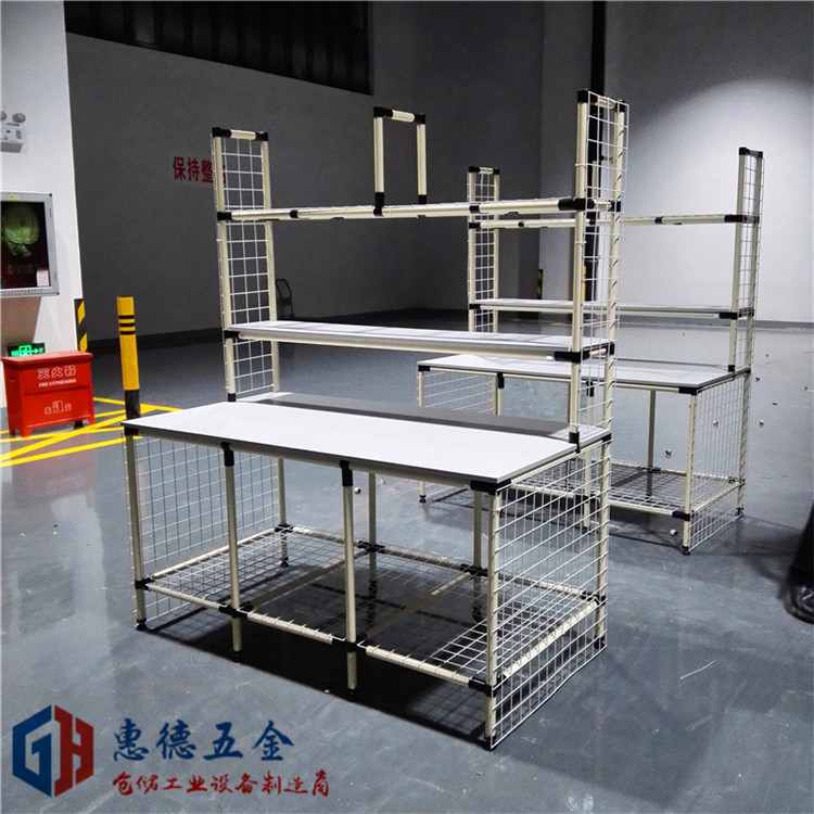 多层横梁式可移动精益管货架工厂车间仓储拣货线棒置物架厂家直供