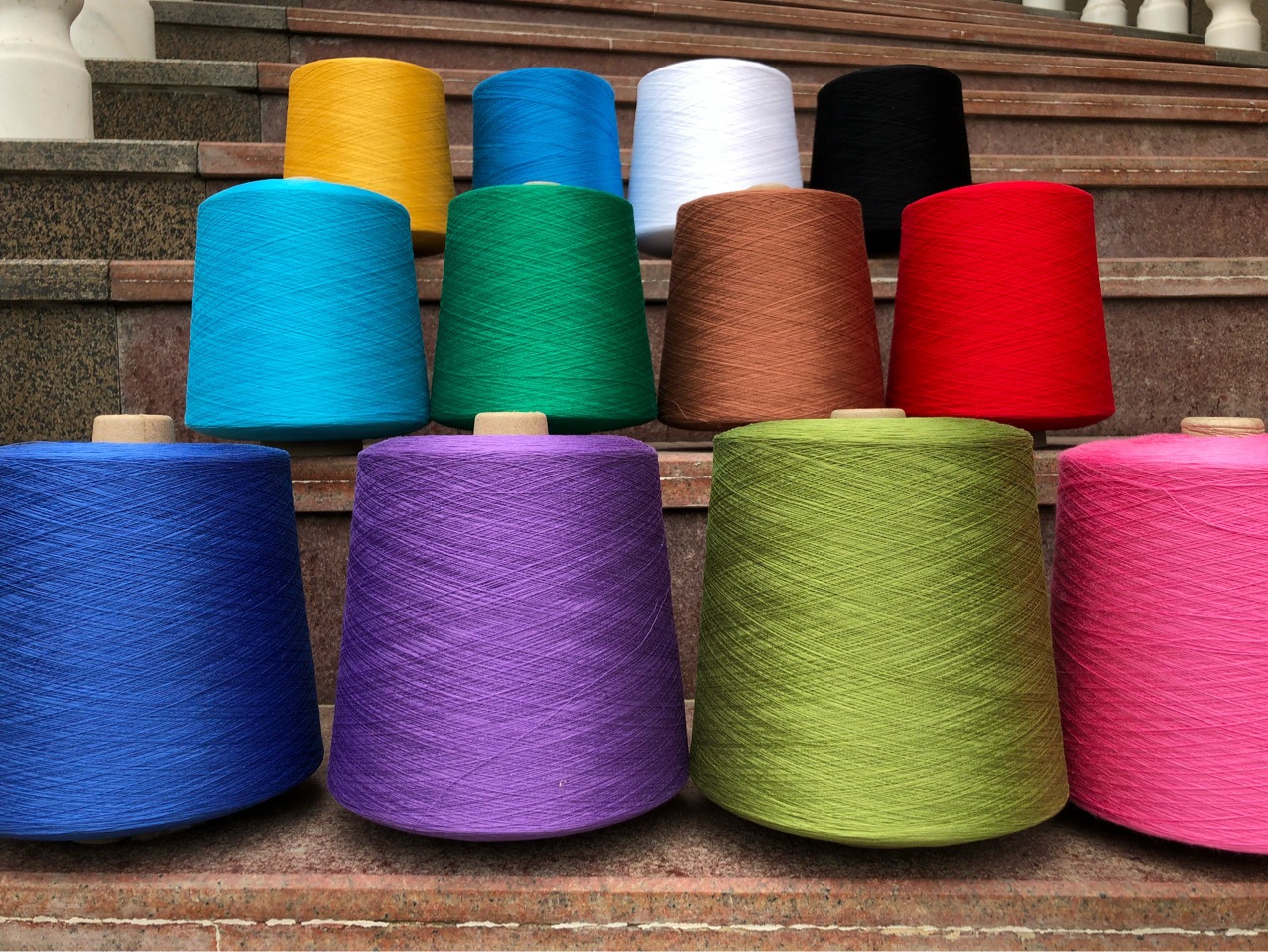 48NM/2绢棉纱55%绢丝45%棉 绢棉混纺纱