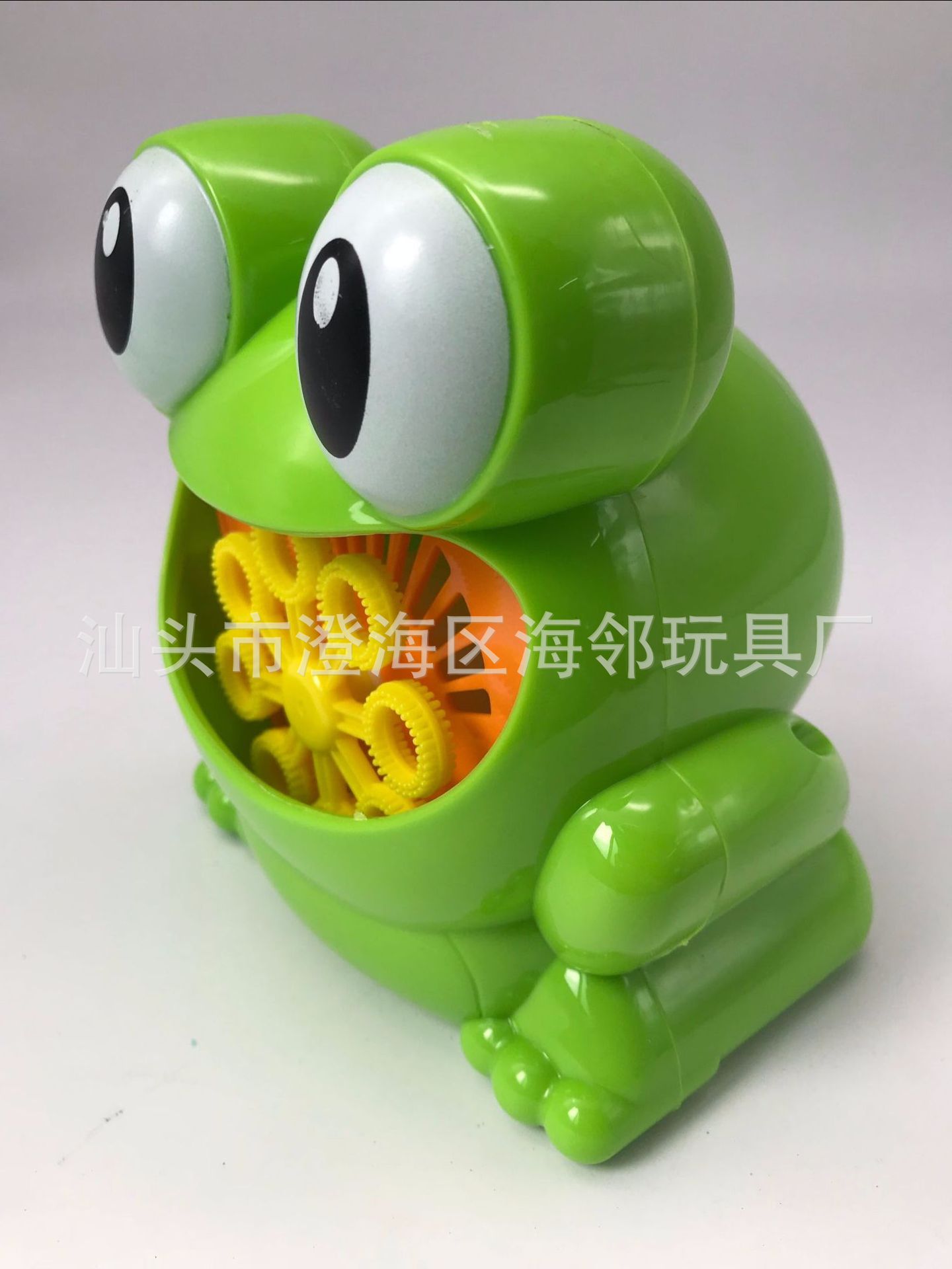 跨境电商青蛙泡泡机定制链接电动吹泡泡器