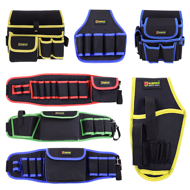 Cross border hot sale tool kit Tool pockets electrician Waist pack thickening support OEM Customized On behalf of