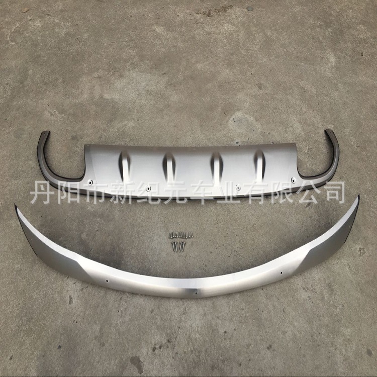 昂科威2018款前后不锈钢护板 前后护板 不锈钢前后护板昂科威改装