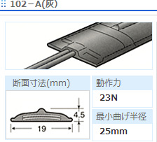 日本TAPESWITCH安全开关102-A灰色优惠销售