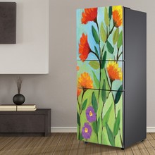 可爱的小花冰箱帖纸画谷跨境货源DIY冰箱贴速卖通货源