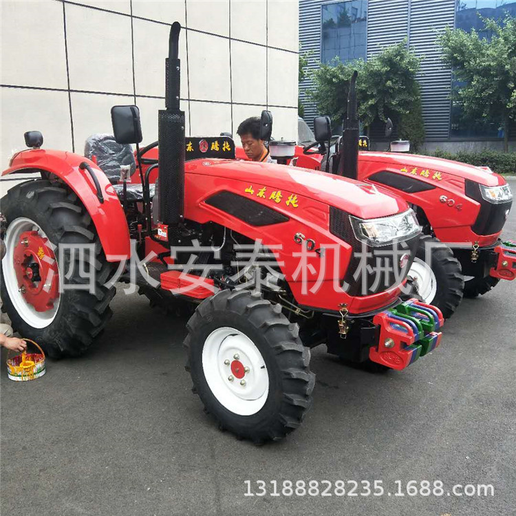 四轮东方红动力柴油旋耕机 多缸性能稳定中型拖拉机 电打火耕田机