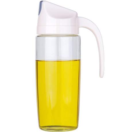 Tàu chở dầu kính leakproof chai dầu bếp gia đình đóng cửa tự động giới hạn chai dầu và giấm chai nồi bể nêm Lọ gia vị