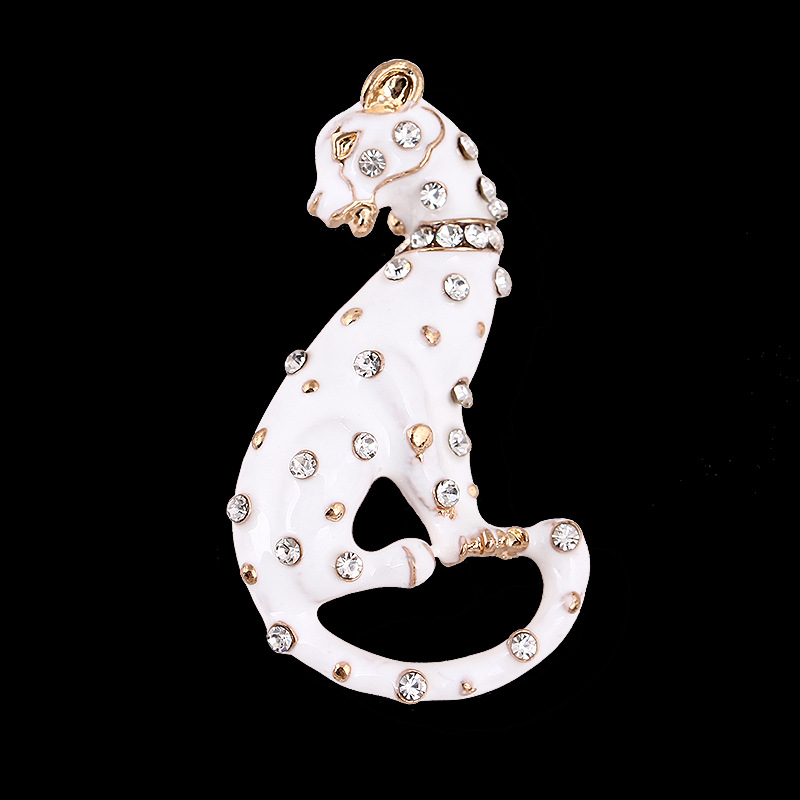 Ig Style Elegant Leopard Alloy Plating Inlay Rhinestones Unisex Brooches display picture 5