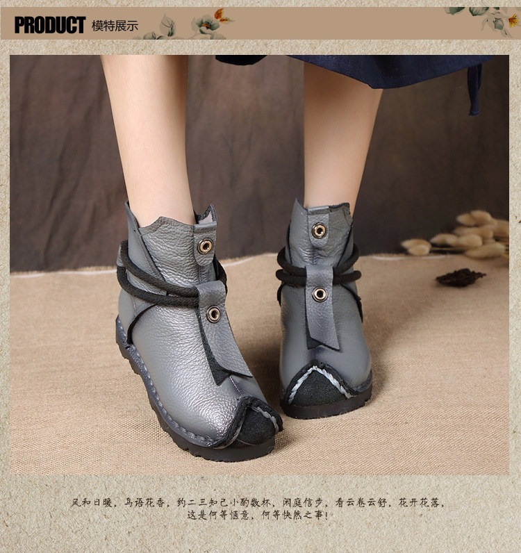 Bottes femme en En cuir - Ref 3355055 Image 12