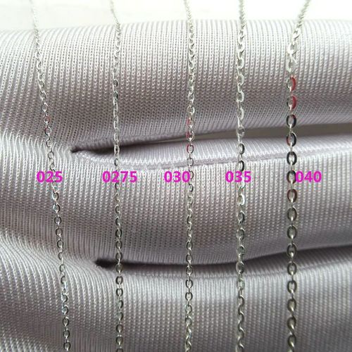 925 sterling silver semi-finished DIY chain chain, special for bracelet and anklet, flash O chain, handmade ear wire and earring material