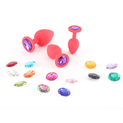 Colorful Silicone Anal Plugs, Large, Medium, and Small Sizes — Adult Sex Toys & Flirting Accessories, Wholesale Backdoor Stoppers