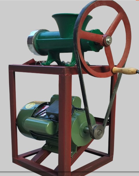 我厂主要生产铸铁绞肉机