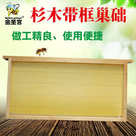 杉木带框巢础巢框成品巢框  蜂蜡巢础意蜂巢础出口型中蜂成品巢框