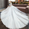 Wedding Dress Female New Tail High Waist Cover Abdomen Large Size 